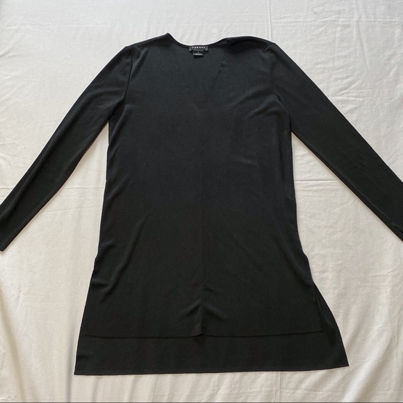 Nordstrom Trouvé black v-neck tunic / dress - Picture 4 of 5